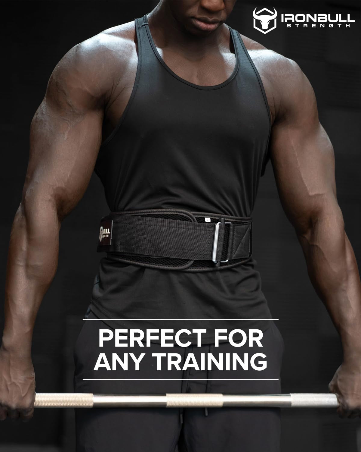 IRON BULL STRENGTH - Adjustable Weightlifting Belt For Back Support