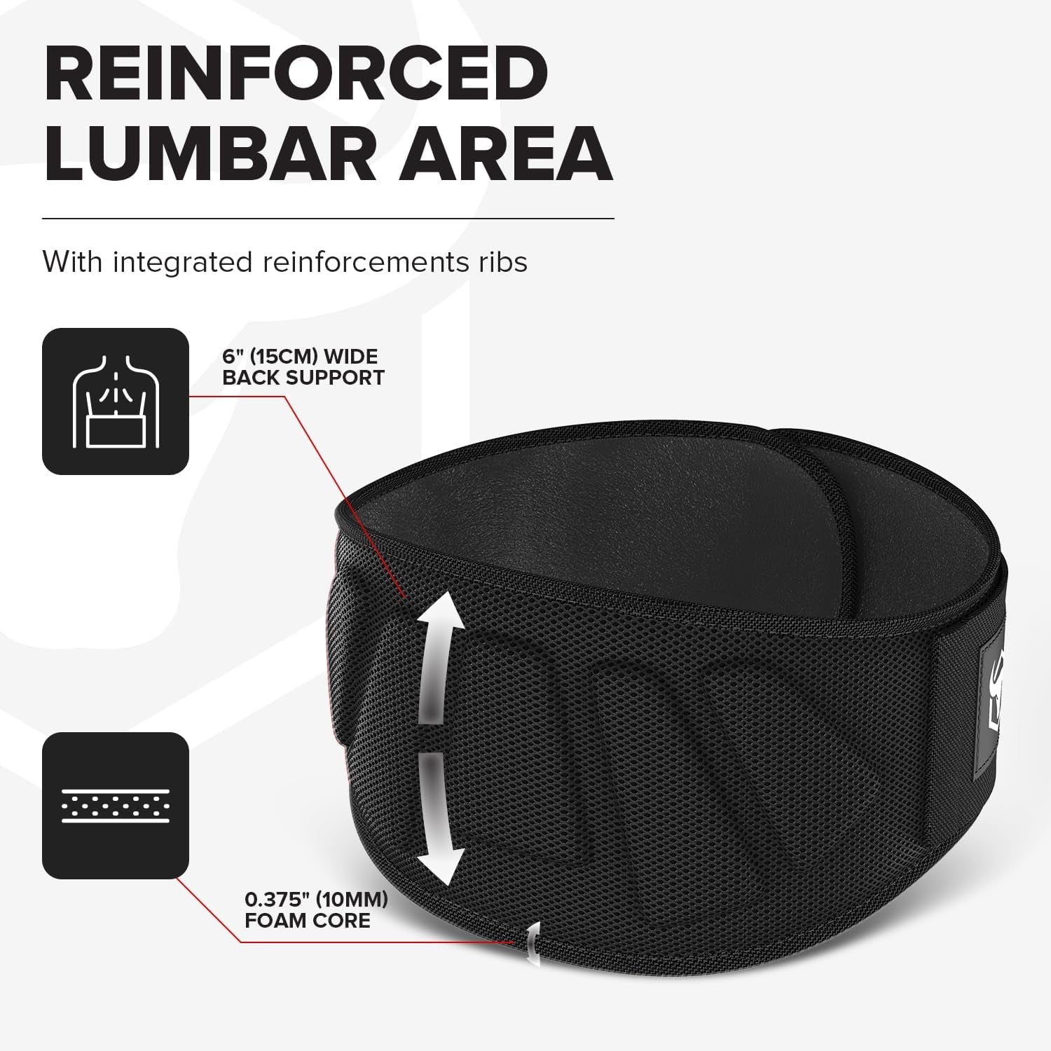 IRON BULL STRENGTH - Adjustable Weightlifting Belt For Back Support